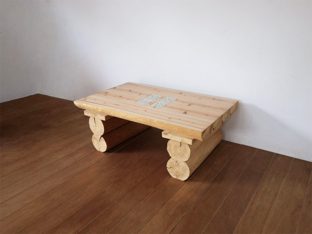 丸太テーブル