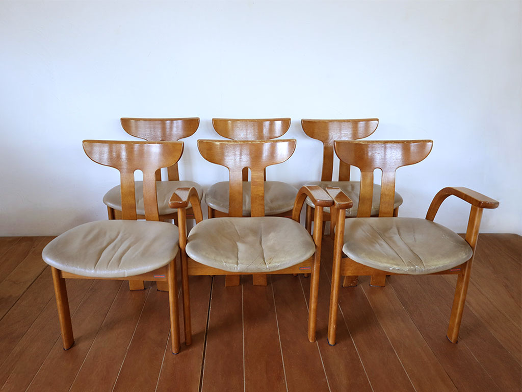 長年使ったダイニングチェア