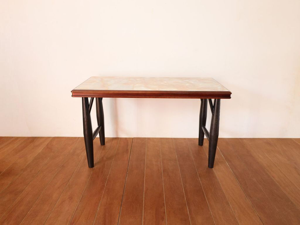 思い出の天板を活かしたPCデスク