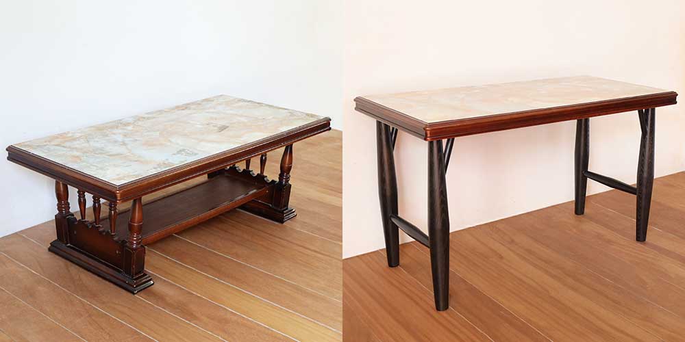 R1407:ご祖父母様のテーブルを受け継ぎ、パソコンデスクへリメイクのイメージ