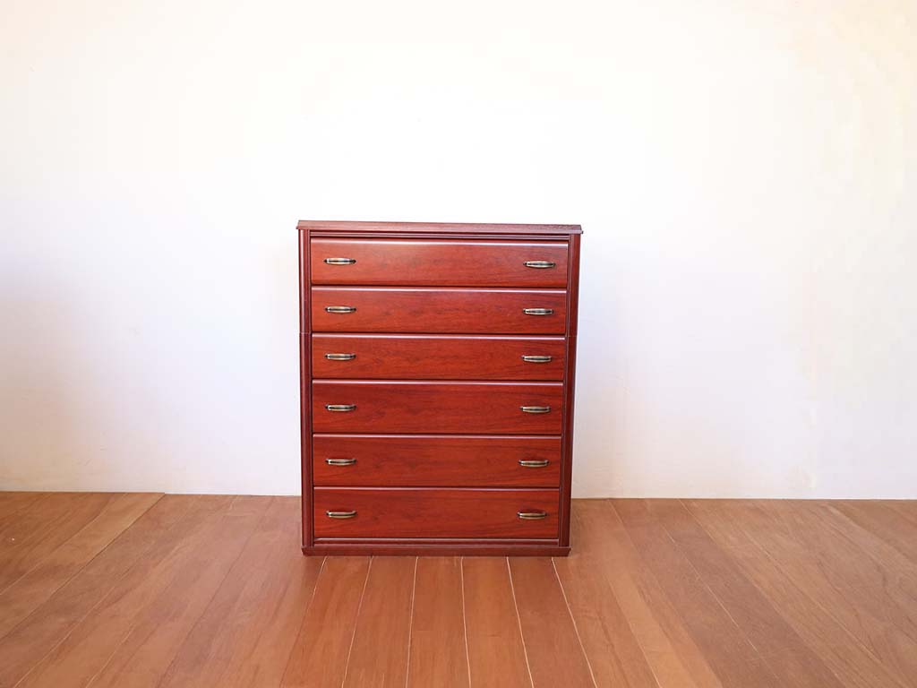 整理タンスの高さを引き出し1段分低くリサイズした