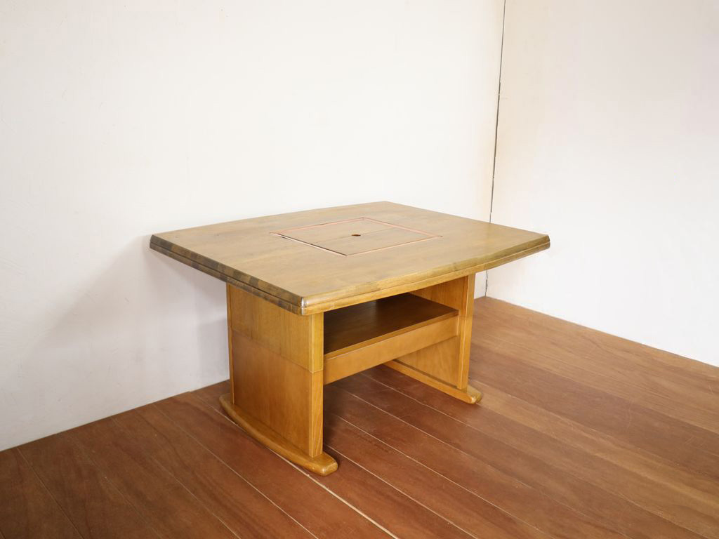 ローテーブルを低めのダイニングの高さにリメイク