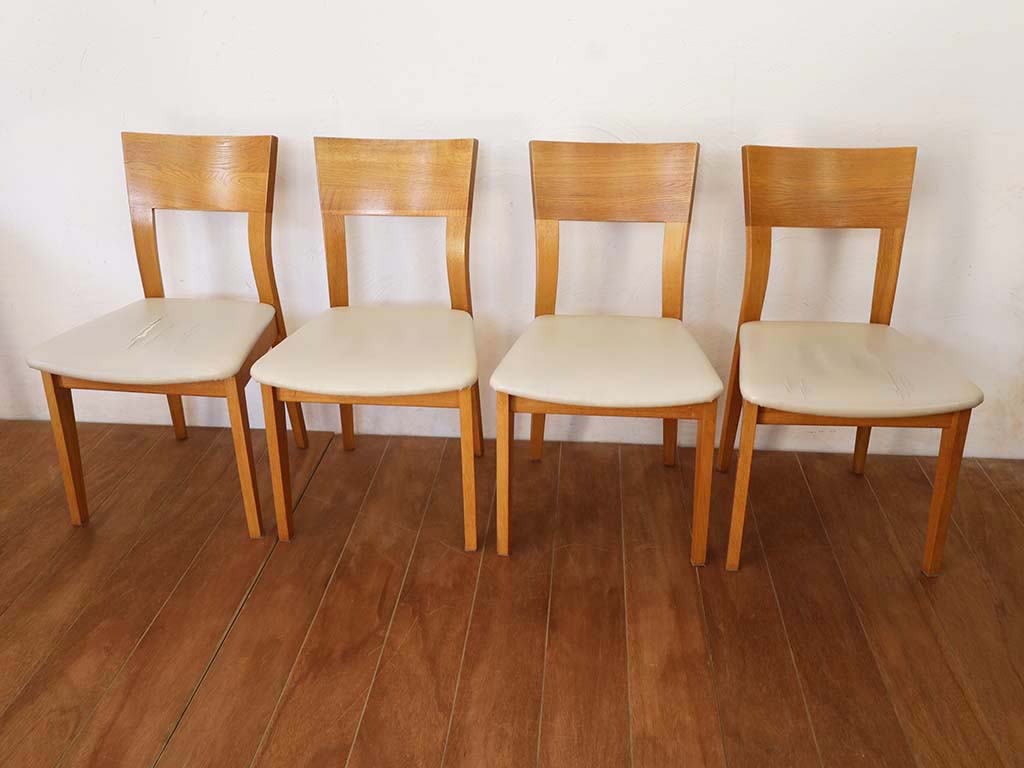 再塗装前のダイニングチェア