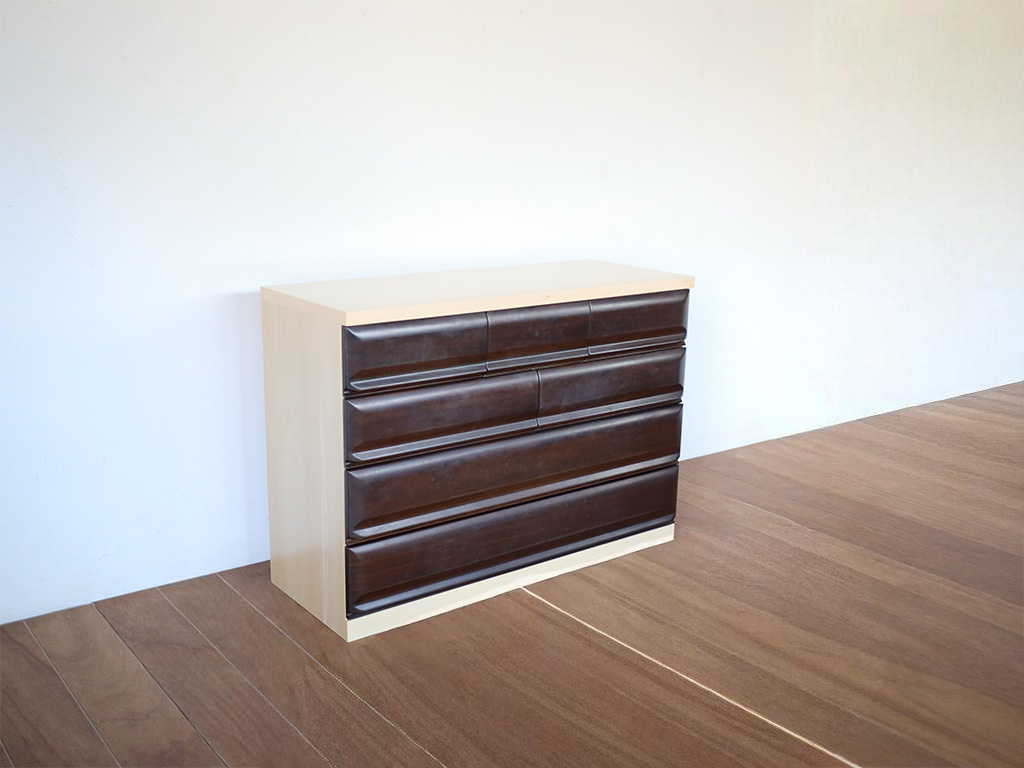 整理タンスをコンパクトな4段チェストにリメイク