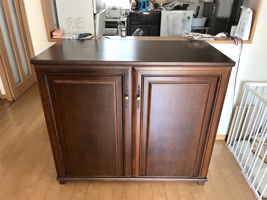 完成した家具を納品（お客様のご自宅へ）